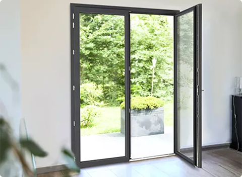 Porte en aluminium